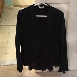 Gorgeous Free People Romantic Ruffles jacket